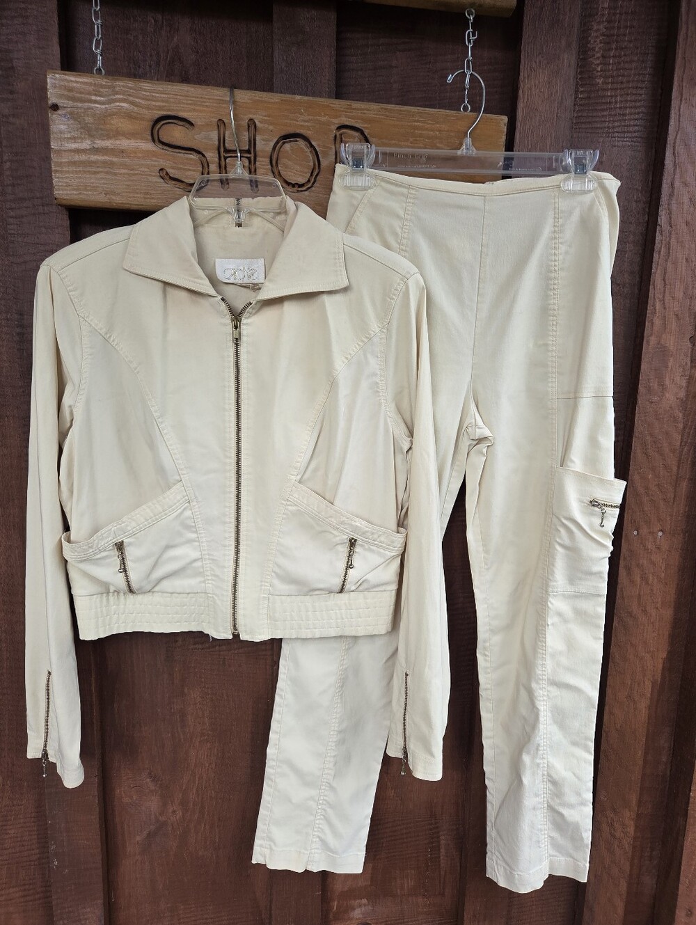 Vintage Cache Made In USA Jacket & Pants Set